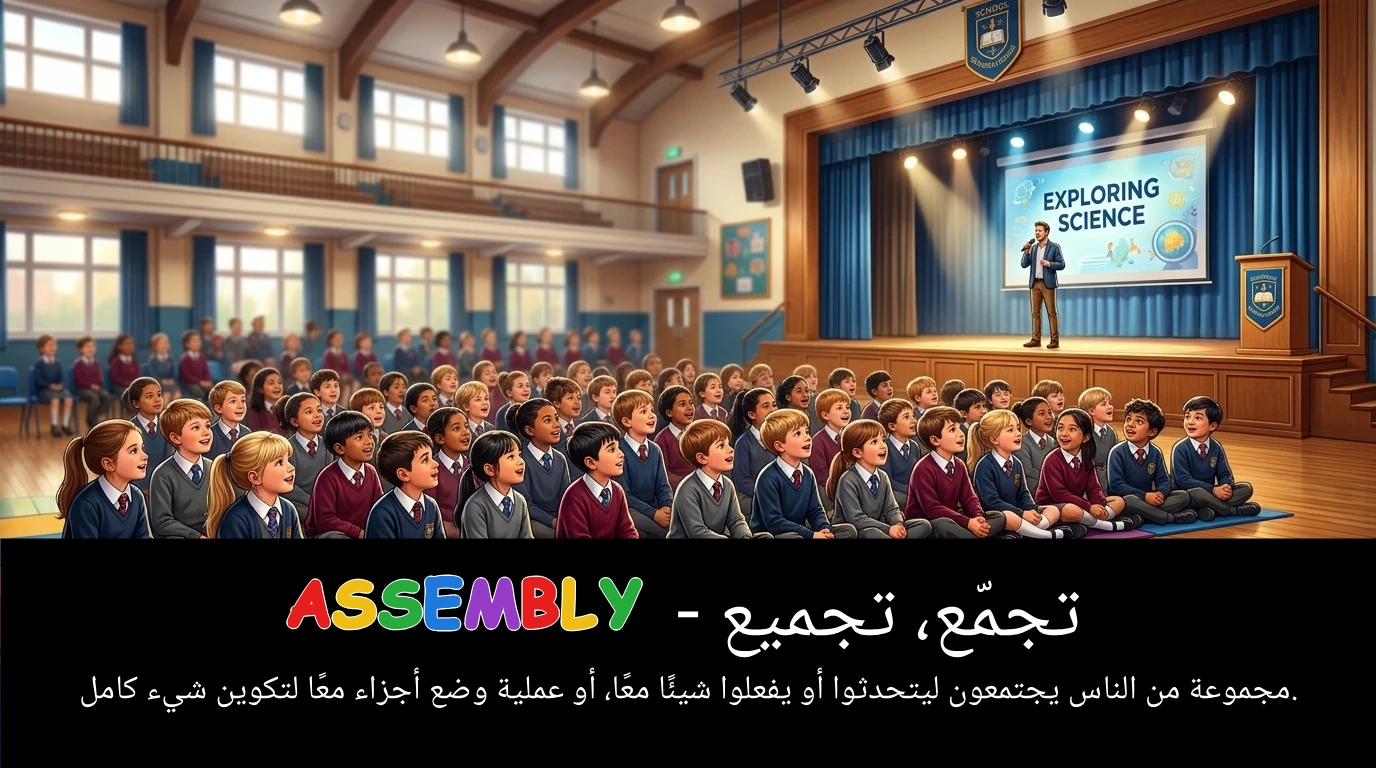Arabic Illustration for assembly